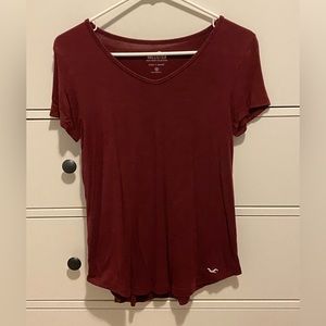 Basic red t-shirt, XS but fits more like a small or medium